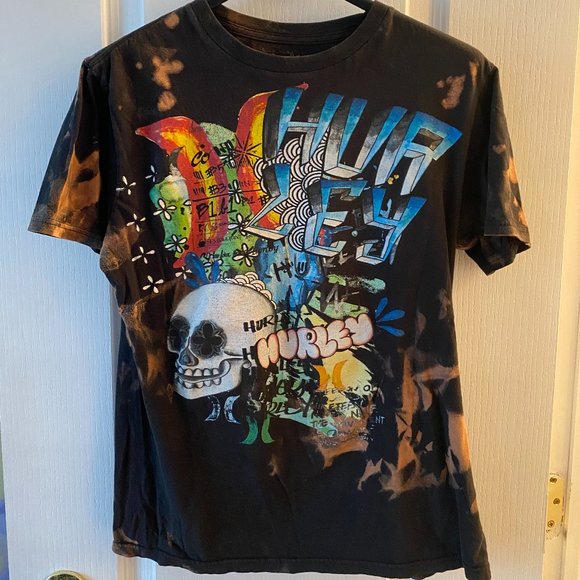 Hurley Vintage Tie-Dye Ash Wash Tee - Picture 1 of 1